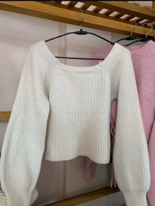 White Knit Sweater