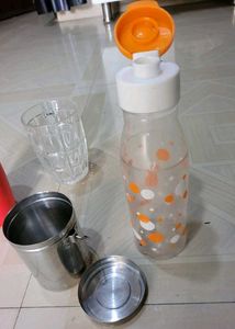 4 Set Bigs Cups 2 &amp; Milk Can &amp; Water Bottle