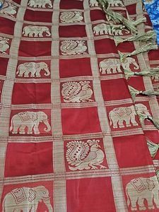Banarasi Silk  With  Blouse