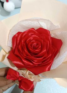 Handmade Ribbon Rose Bouquet