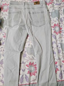 Grey Denim Jeans