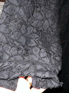 Black Lace Long Shirt
