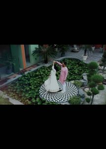 Striped Surplice Top