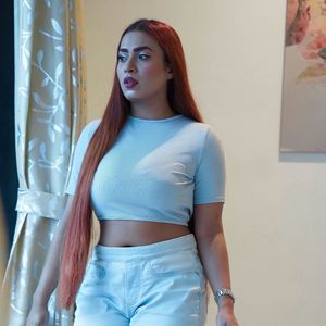 Open back crop top