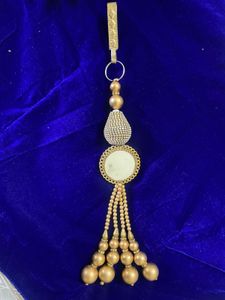 Golden Beaded Tassel