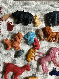 Vintage Toy Animal Collection