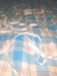 White Fabric Belt