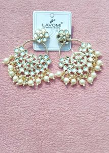 chandbali Pearl Earrings🆕