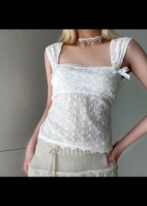 Lace Floral Tank Top