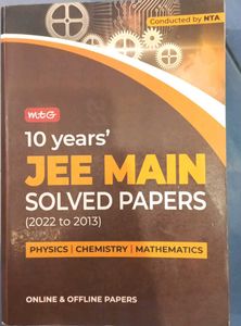 JEE Main Solved Papers