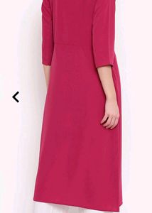 MAGENTA  Middle Slit Flared Kurta..Grab It&#39;s