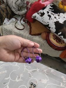 5 Earrings With 3 Bangles Combo Set