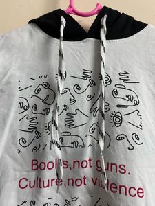 Black And White Hoodie (women’s)