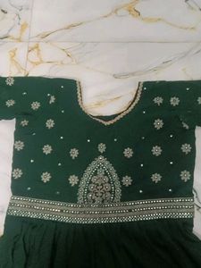 Elegant Green Ethnic Gown