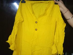 Yellow Stylish Kurta