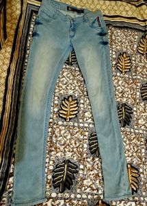 Lught Blue Girls Jeans