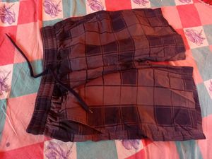 Checked Casual Shorts