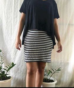 Striped Layered Dress