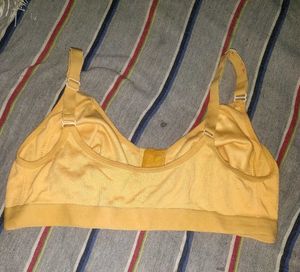 Vintage Yellow Comfort Bra