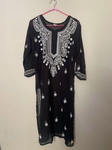 Elegant Black Kurta