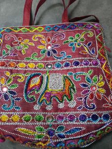 Embroidered Handbag