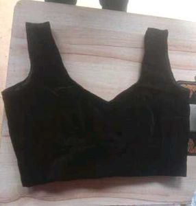Black Velvet Tank Top