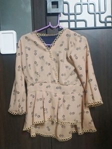 Nude colour Top for women