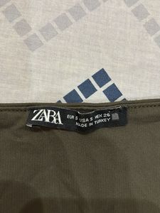 Olive Colour sleeveless Top