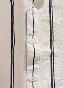 Linen Striped Shirt - M