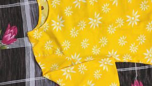 🆕 Beautiful Yellow 💛 Kurti It&#39;s Totally New