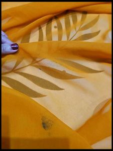 Elegant Orange Saree