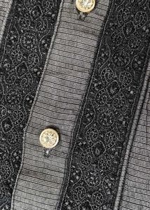 Men Cotton Mandarin Collar Embroidered Kurta