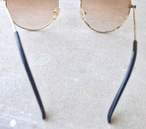 Aviator Sun Shades With Brown Lens