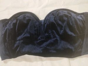 Velvet Bustier Top