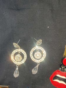 Earrings Combo Available With Free Hair Clutcher