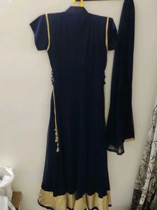Elegant Long Anarkali/Frock With Dupatta
