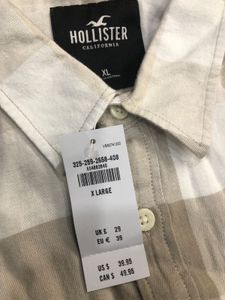 Hollister Plaid Flannel Shirt Chest 46” XL