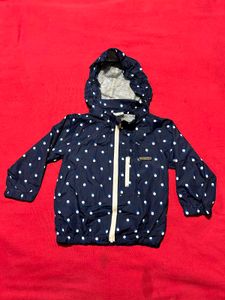Polka Dot Windbreaker Jacket – Size 100