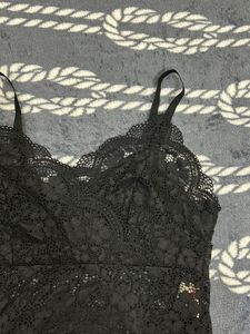 Black Lace Cami Top