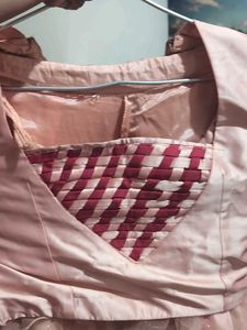 Peach Organza lehnga