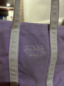 Von Dutch Authentic Canvas Tote