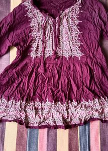 Star Print Open Front Cardigan