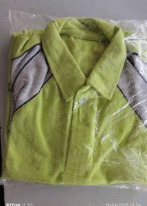 Neon Green Polo T Shirt