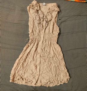 Ruffled Sleeveless Dress