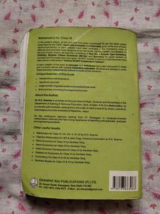 Rd Sharma Mathematics Book For Class 9th
