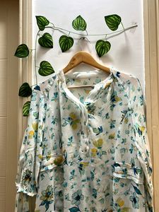 Floral Print Tiered Tunic