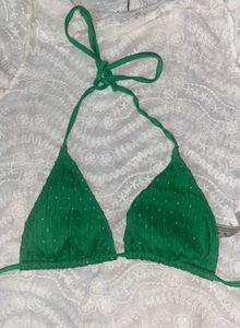 Green Bikini Top