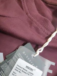 It Is A Cool, Pretty Croped Sweat Shirt ,Maroon