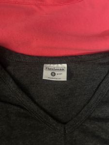 Gray Long Sleeve FITTED Top