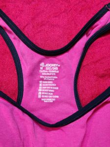 JOCKEY Lightly Padded Racer Back Active Sport Bra.